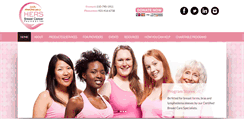 Desktop Screenshot of hersbreastcancerfoundation.org